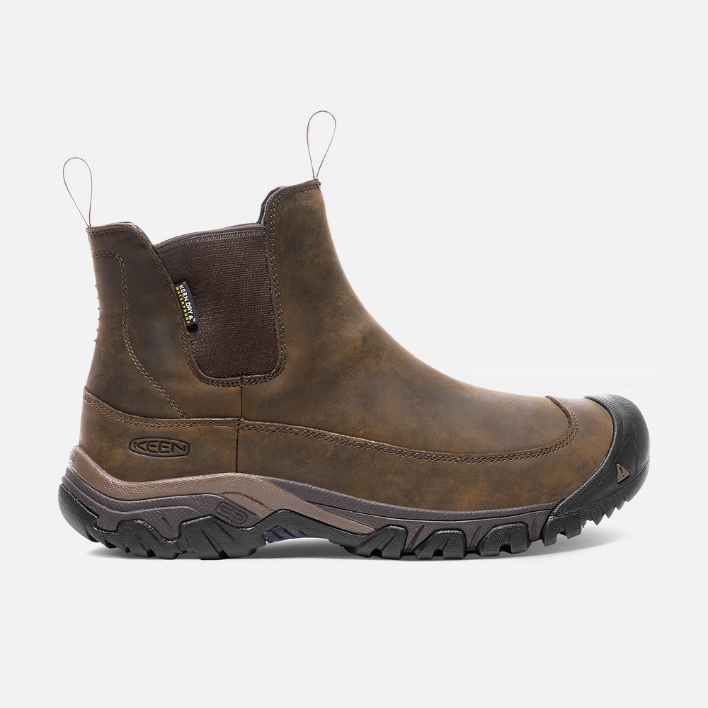 Botas Chelsea Keen Mexico Marrom - Hombre Anchorage Iii Waterproof - OA3589472